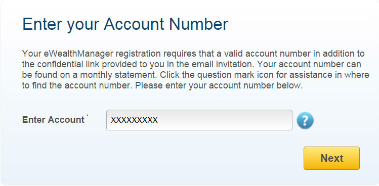 Step 3: Verify it’s you using your account number